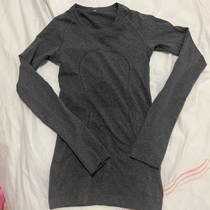 lululemon swiftly tech gray long sleeve